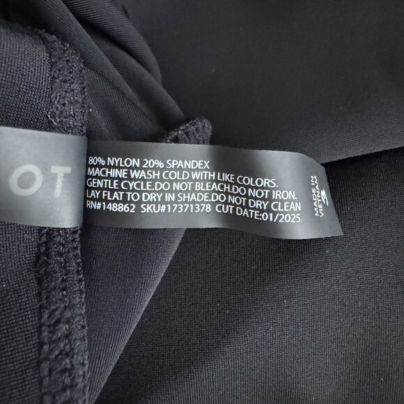 Torrid‎ High Rise Strappy 3.5" Swim Shorts Bottom 3X Black Solid NWT SW-2084 - Picture 10 of 11
